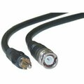 Swe-Tech 3C RG59U Coaxial BNC to RCA Video Cable, Black, BNC Male to RCA Male, 75 Ohm, 65% Braid, 12 foot FWT11X1-02112